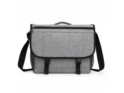 KONO Unisex bezpečnostní crossbody taška na rameno - šedá