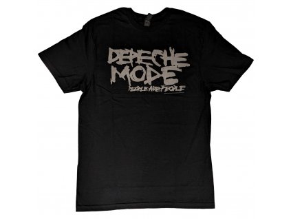 Depeche Mode Unisex bavlněné tričko : People  are people - černé