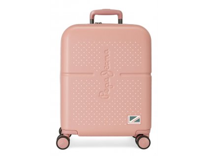 Pepe Jeans rozšířitelné kabinové zavazadlo 55 cm - 37L - růžová