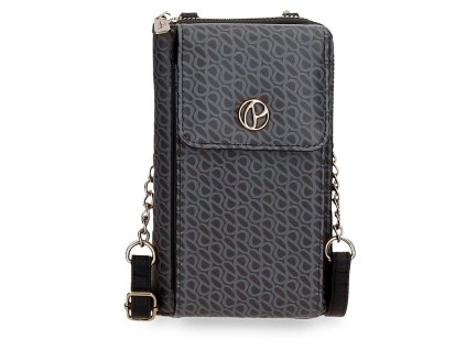 Pepe Jeans Megan crossbody peněženka na mobil - černá