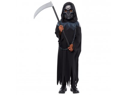 Amscan dětský halloweenský kostým Grim Reaper - smrtka
