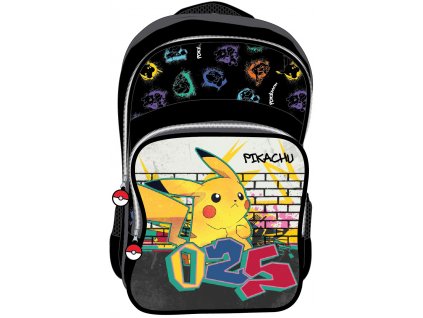 Safta dvoukomorový školní batoh Pokemon "Pikachu" 22,6L