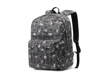 Kono školní batoh Dinosaur  22L - šedá
