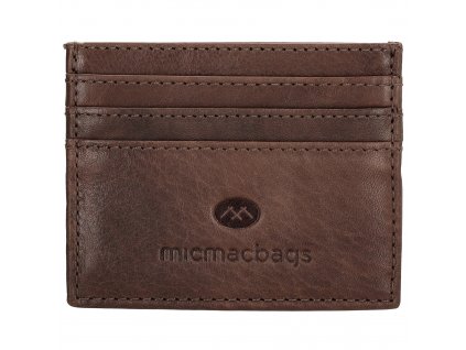 Micmacbags Everyday Creditcard pouzdro na karty - tmavě hnědá