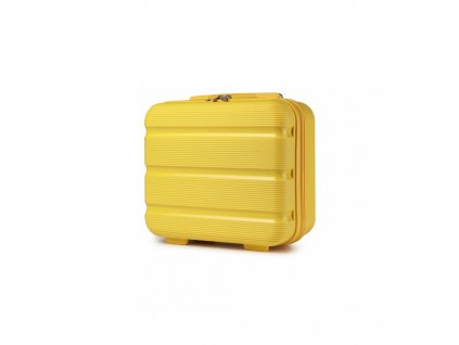 KONO malý toaletní kufřík na zavazadlo - 15L - žlutý - polypropylén