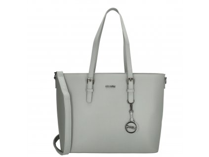 Dámská elegantní laptop taška Charm London Birmingham shopper 15,6 inch (38 cm) - světlá šedá