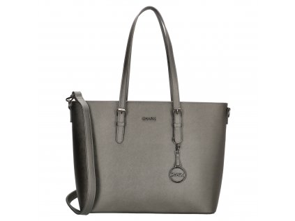 Dámská elegantní laptop taška Charm London Birmingham shopper 15,6 inch (38 cm) - cínová
