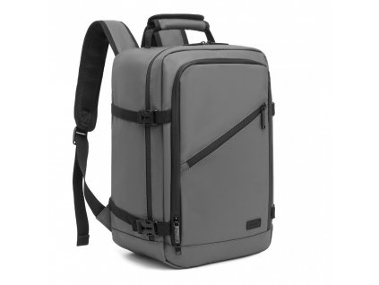 KONO nepromokavý PVC kabinový batoh EM2234 - 18L - 15,6" - šedý