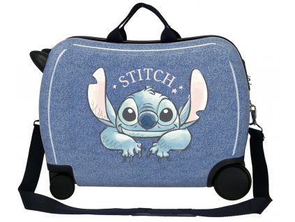 Dětský kufřík na kolečkách - odražedlo - Lilo & Stitch - 34L