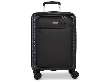 WORLDPACK kabinový kufr s přední kapsou na notebook - černý - 41L