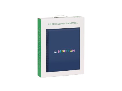Safta dárkový set Benetton "Cool" - notes a pytel - modrý