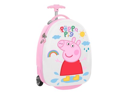 SAFTA Dětský kufr na kolečkách PEPPA PIG "ICE CREAM" - 27L