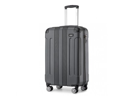 Cestovní kabinový kufr na kolečkách Kono ABS - 41L - šedý
