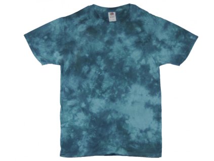 Tie Dye unisex batikované tričko - Infusion Aqua