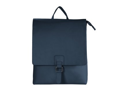 T.B.P. Kožený dámský batoh 33 x 33 cm - navy - 8L