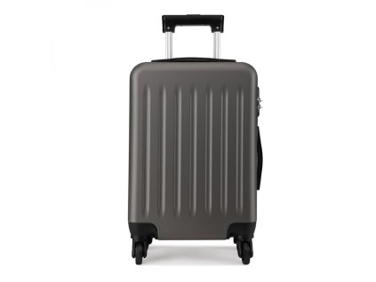 KONO cestovní kufr na 4 kolečkách ABS - 65L - šedý