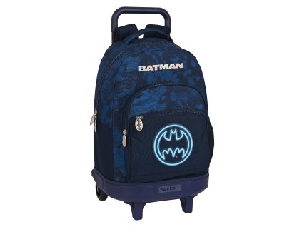 Školní batoh na kolečkách Batman "Legendary" 33L - modro-černý