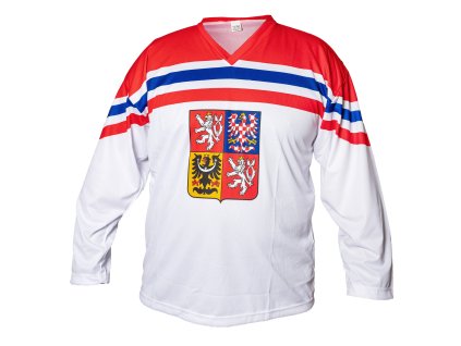 Hokejový dres Česká republika - bílý (replika)