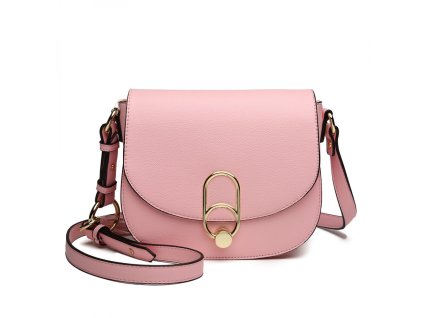Miss Lulu dámská crossbody kabelka - růžová