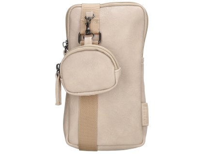 Beagles Ferro crossbody taška na mobil - světlá taupe