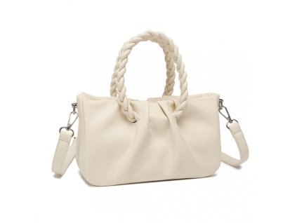 Miss Lulu elegantní crossbody kabelka - béžová