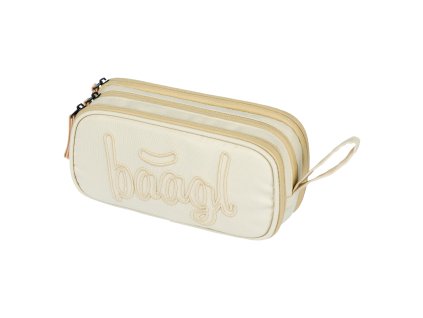 BAAGL Studentský penál etue Beige - béžový