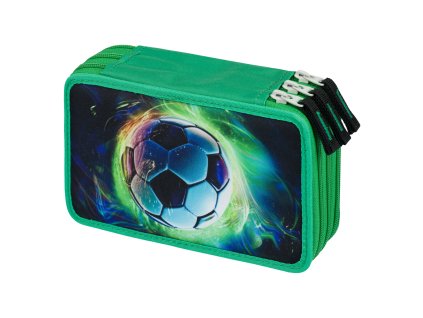 BAAGL Školní penál třípatrový Fotbal Míč