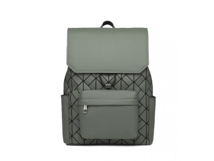 Kono Geometric městský voděodolný batoh 16L - zelená
