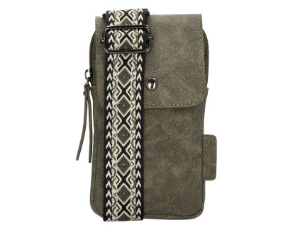 Beagles dámska crossbody taška na mobil Malaga - olivová