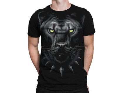 Liquid Blue Pánské bavlněné tričko King Panther Exotic Wildlife