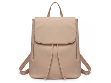 Dámský elegantní batoh Miss Lulu - béžový - 9L