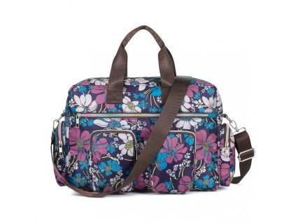 Multifunkční cestovní taška s více kapsami Kono Flower 12,5L - navy