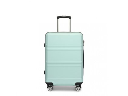 Cestovní kufr na kolečkách Kono Horizontal Design - 96 L - mint