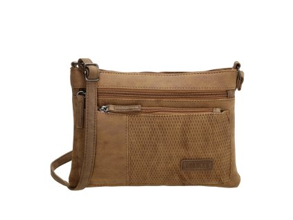 Beagles Brunete dámská crossbody kabelka 24 cm - koňaková