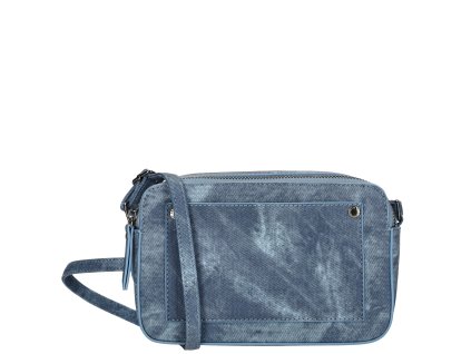 Dámská módní crossbody kabelka Chloë 20 cm - džínová