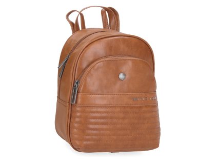 Casual dámský batoh Pepe Jeans Biker - hnědý 27cm