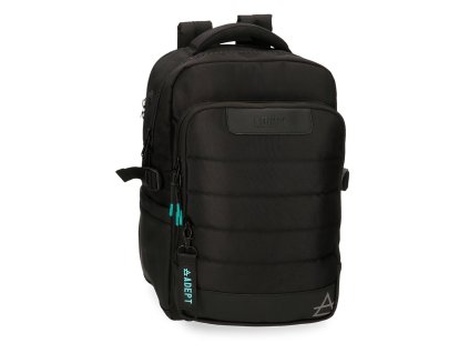 Batoh na notebook s USB portem Adept Dmas - černý 18 L