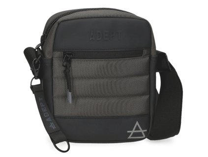 Pánská crossbody taška Adept Dmas - šedá 19,5 cm