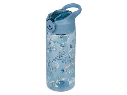 Tritanová láhev na pití s brčkem BAAGL Dino, 500 ml
