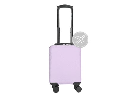 Kabinový kufr podsedadlový ABS 25L Enrico Benetti - lilac