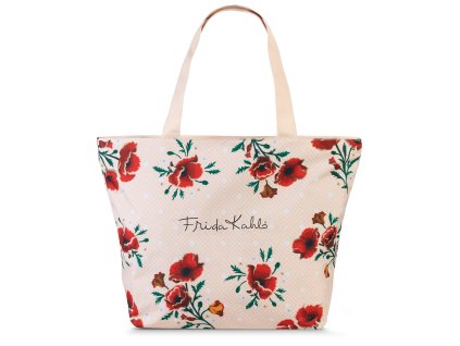 Dámská shopper taška Frida Kahlo 31 L - meruňková