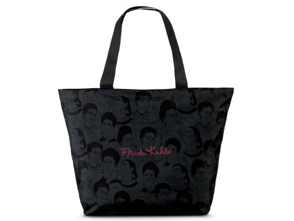 Dámská shopper taška Frida Kahlo 31 L - černá