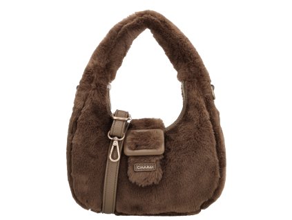 Dámská kožešinová kabelka Charm London Alaska - Mocha