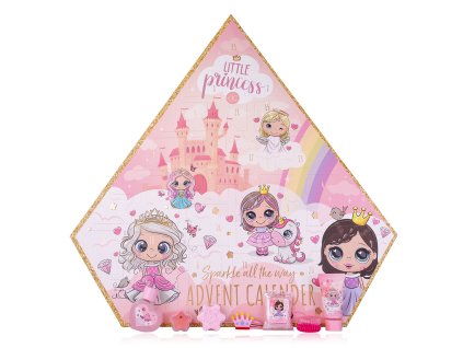 Adventní kalendář LITTLE PRINCESS v krabičce ve tvaru diamantu