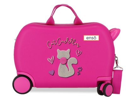 Dětský kufřík na kolečkách - odražedlo - Cat Cuddle - 24,5 L