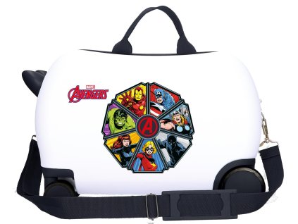 Dětský kufřík na kolečkách - odražedlo - Marvel Avangers - 24,5 L
