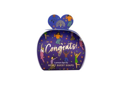 Dárková sada tuhých mýdel Gratulace! – Citrónový Spritz - English Soap Company