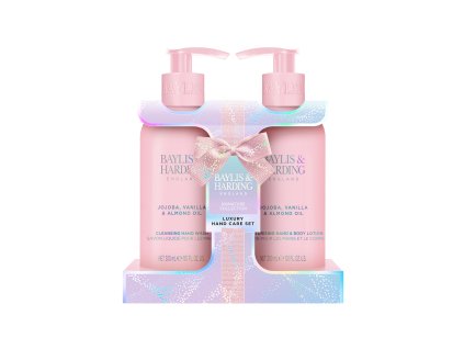 Sada péče o ruce Jojoba, Vanilla & Almond oil - 2 x 300ml - Baylis & Harding