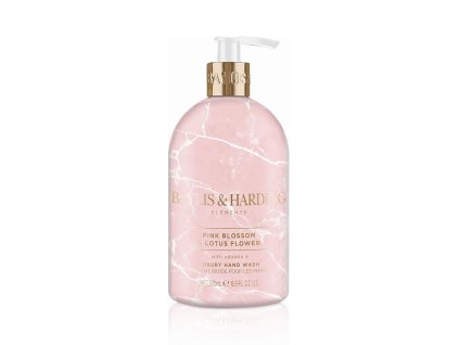 Tekuté mýdlo na ruce Elements - Růžový květ & Lotos - 500 ml - Baylis & Harding