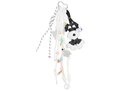 Stýlový přívěsek Trendy Bag Charm - černobílý